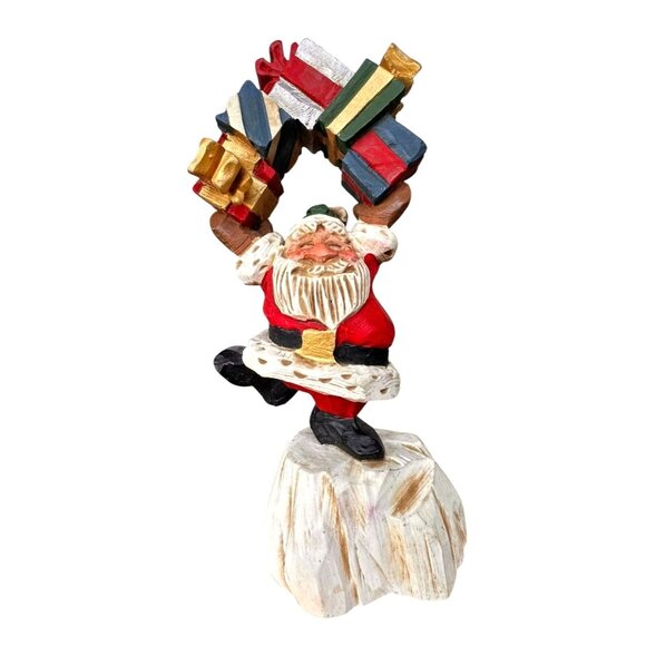 VTG David Frykman Collection Christmas 1995 Santa Juggling Presents Gift… - Picture 2 of 12